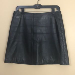 Rampage Black Leather Skirt